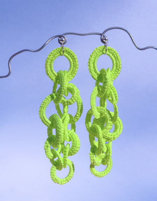 Boucles d'oreilles Fluo - Boucles d'oreilles - Atelier Chicoine