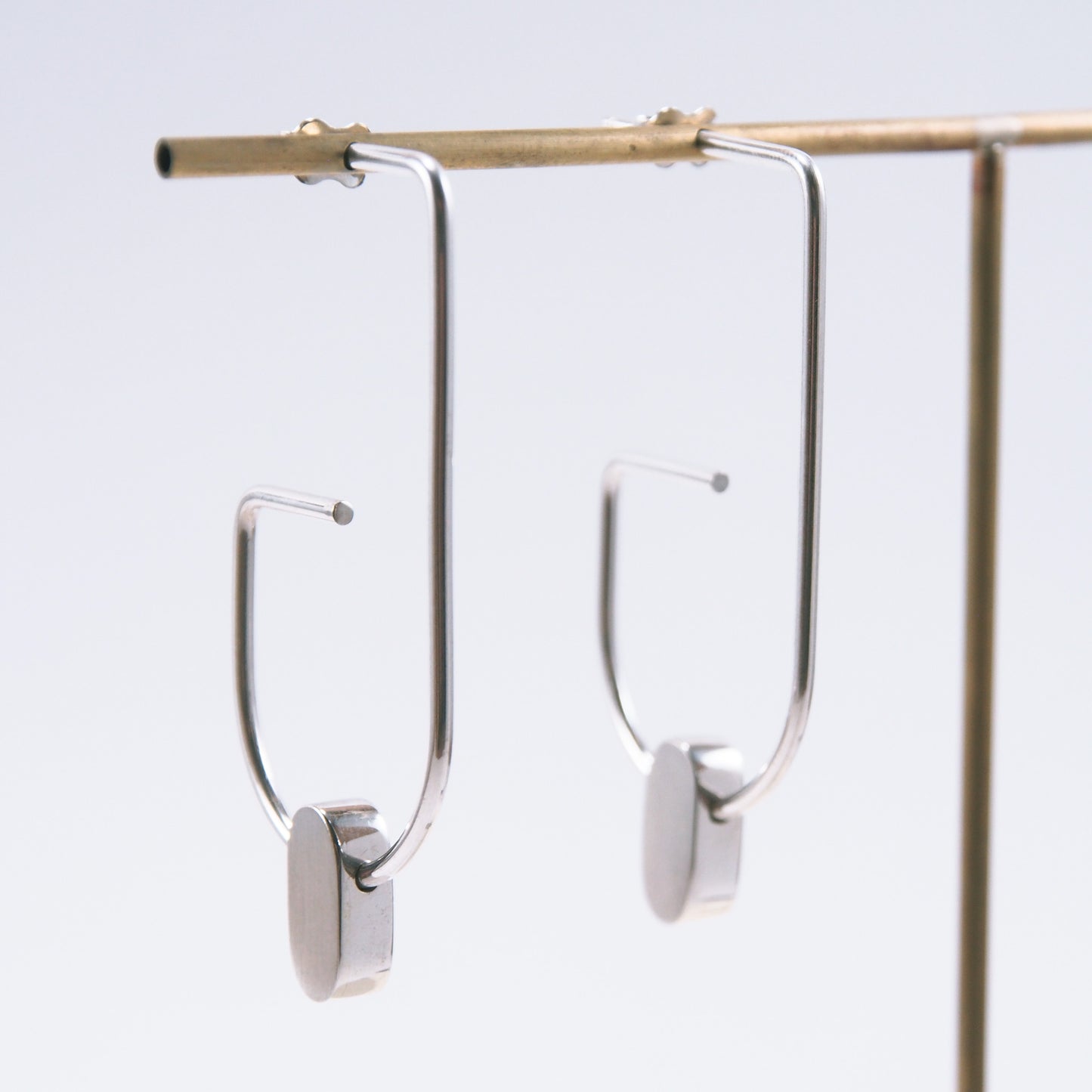 Boucles d'oreilles GEO en argent