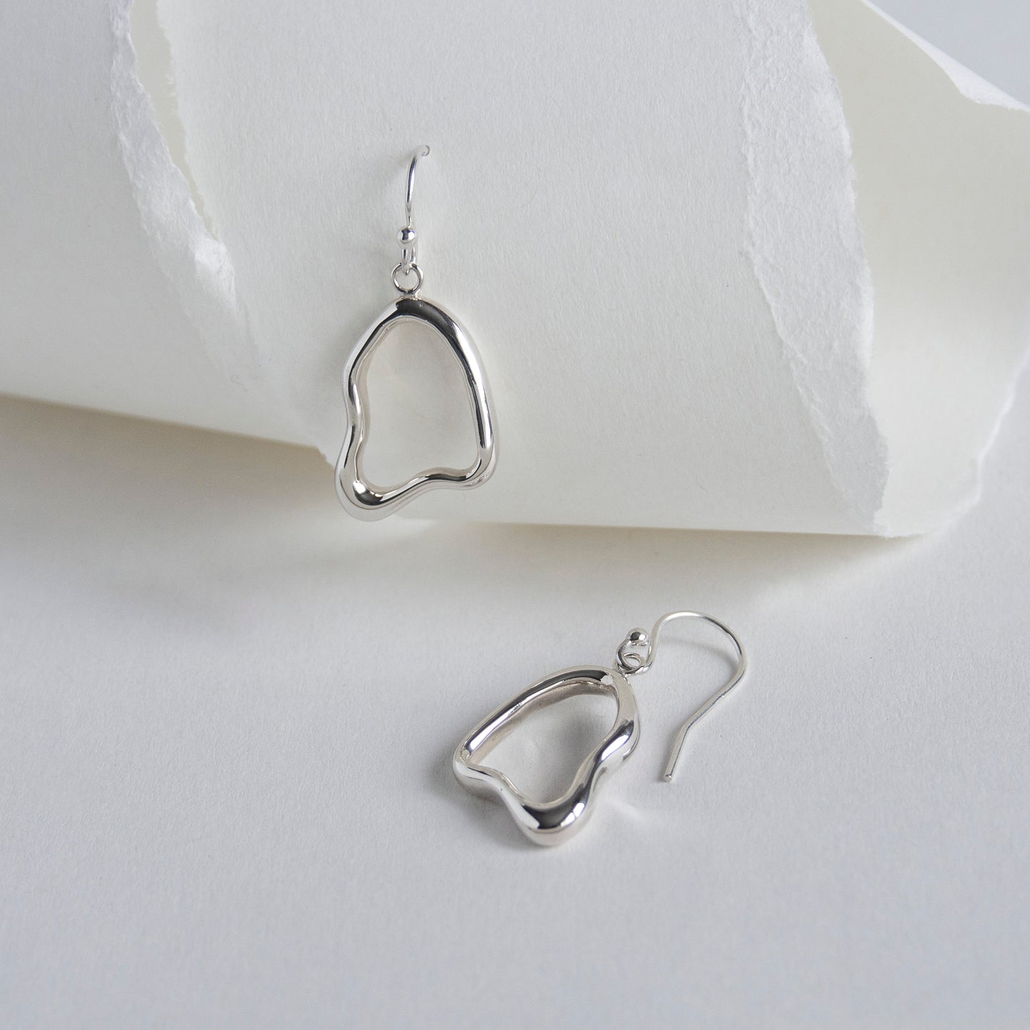 Boucles d'oreilles Uniris faits au Québec en argent sterling  par Atelier Chicoine