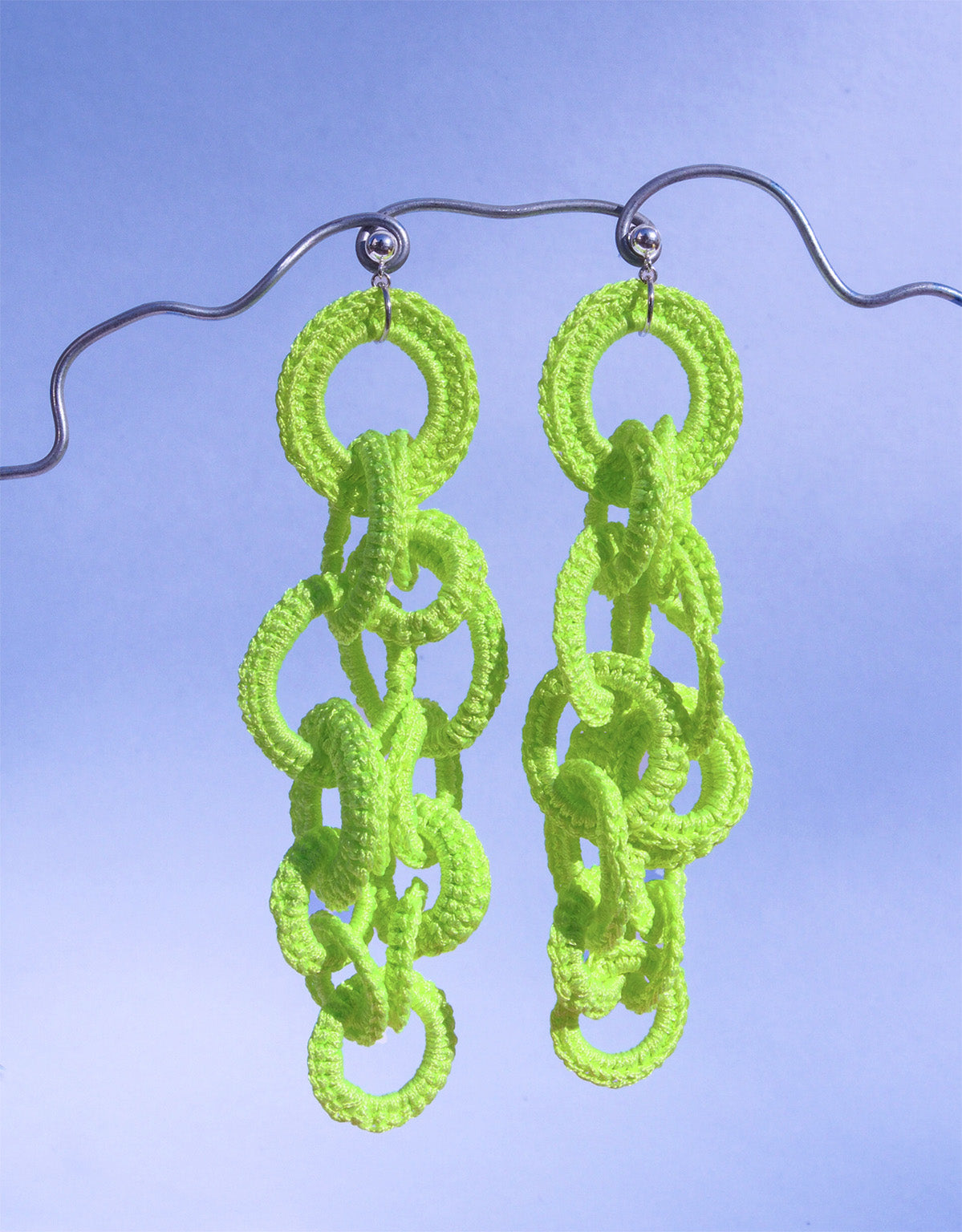 Boucles d'oreilles fluo bleu turquoise - Accessoires/Bijoux Boucles d'oreilles fluo bleu turquoise - Accessoires/Bijoux